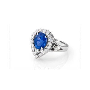 Chic Round Cocktail Ring