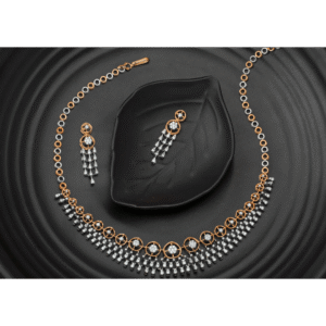 Sparkling Wave Diamond Necklace