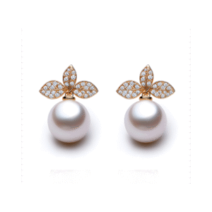 Diamond Pearle Earring