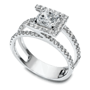 Midnight Cascade Diamond Ring